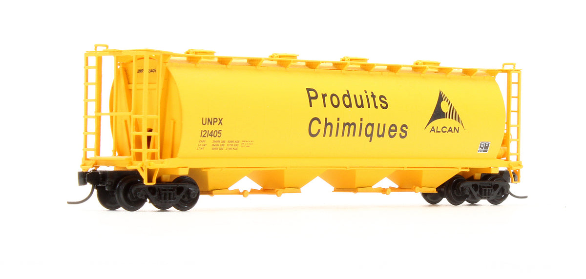 Pre-Owned Cylindrical Covered Hopper Round Hatch UNPX Alcan Chemical Products - Road #121405