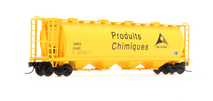 Pre-Owned Cylindrical Covered Hopper Round Hatch UNPX Alcan Chemical Products - Road #121405