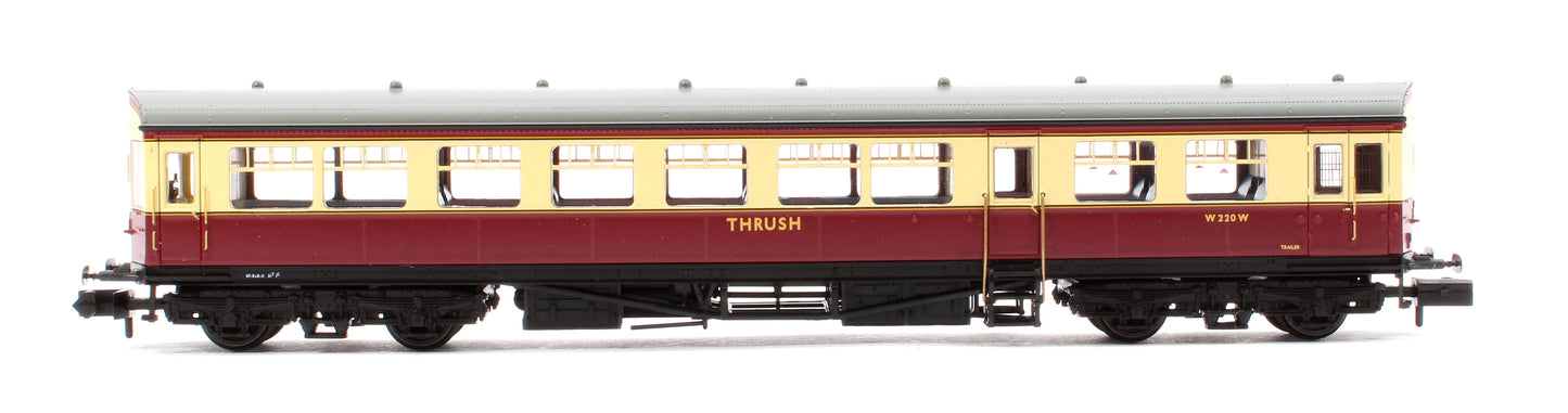 GWR Hawksworth Auto-Trailer 'Thrush' BR Crimson & Cream W220W