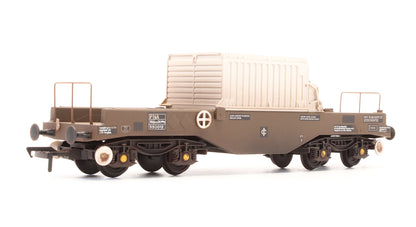 Pre-Owned BR FNA Nuclear Flask Wagon Flat Floor With Flask 550012 - Custom Weathered