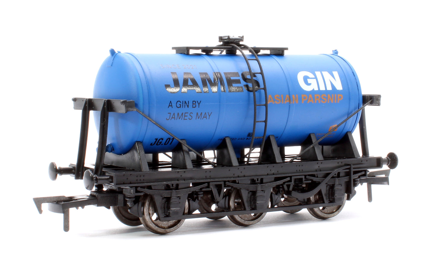 James Gin “Asian Parsnip / A Gin by James May” 6-Wheel Tank Wagon No. JG.01