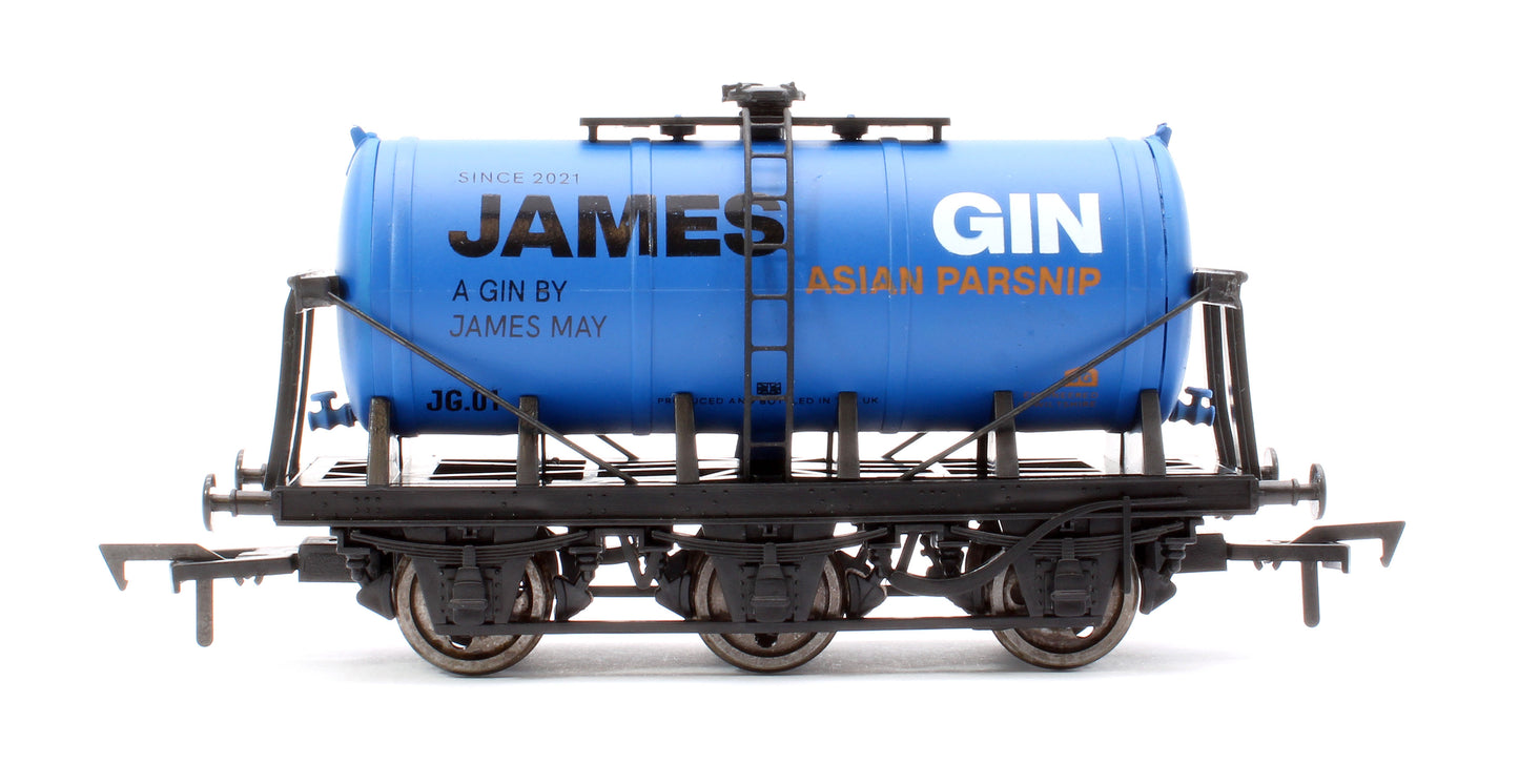 James Gin “Asian Parsnip / A Gin by James May” 6-Wheel Tank Wagon No. JG.01