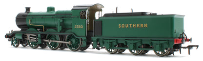 S4102-06 LB&SCR K Class 2-6-0 Southern Bulleid Malachite Green No.2350 Steam Locomotive
