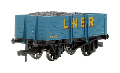 Pre-Owned Garter Blue 10T 5 Plank Wagon LNER '214150'