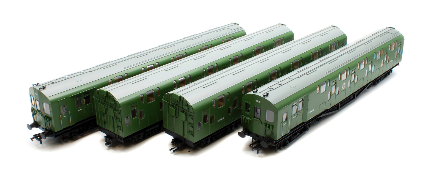 Pre-Owned Bulleid Class 4DD Double Decker 4 Car EMU 4001/4901 BR Green - DCC Fitted