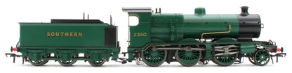 S4102-06 LB&SCR K Class 2-6-0 Southern Bulleid Malachite Green No.2350 Steam Locomotive