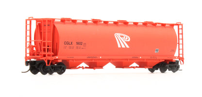 Pre-Owned Cylindrical Covered Hopper Round Hatch Potash Logo - Road #1602