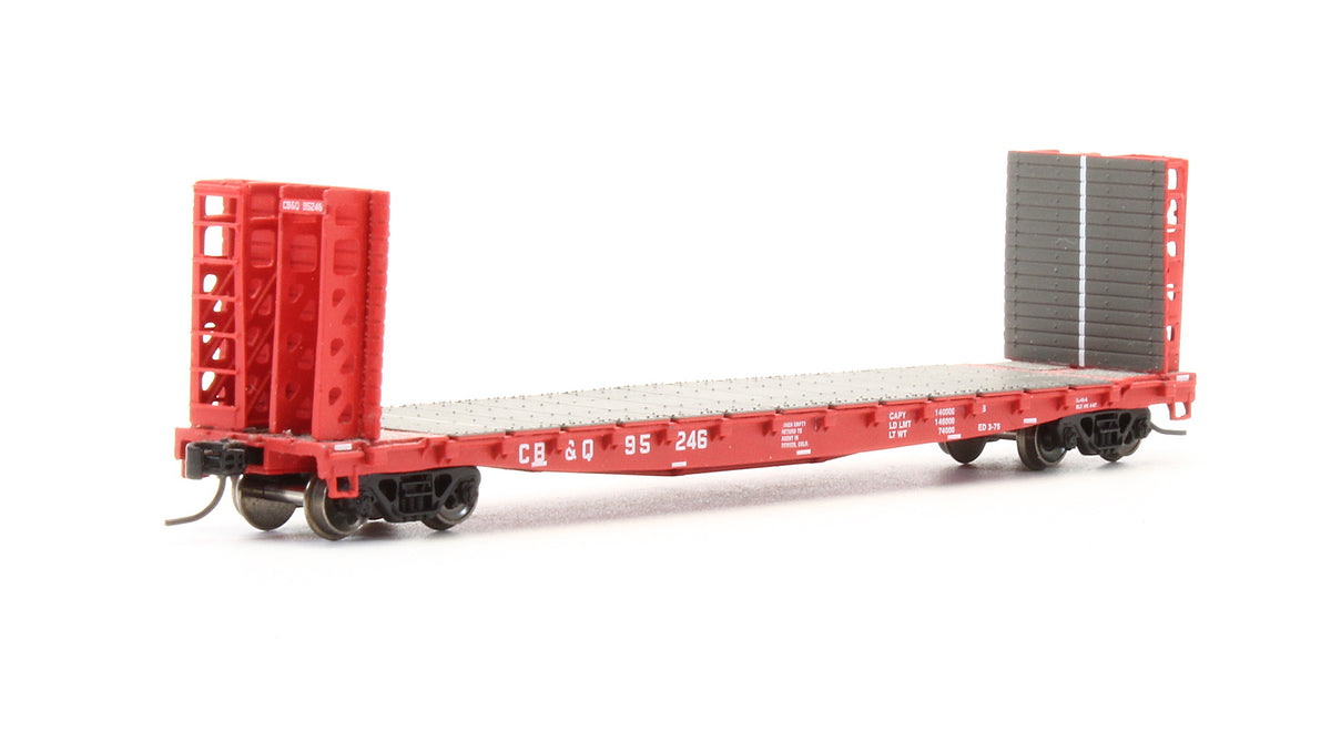 Pre-Owned 53' Bulkhead Flat CB&Q - Road #95246