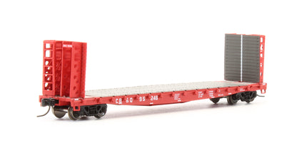 Pre-Owned 53' Bulkhead Flat CB&Q - Road #95246