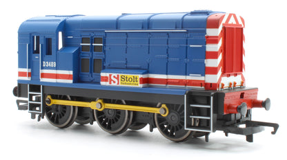 Pre-Owned R3156 RailRoad Class 08 D3489 Stolt Industries Diesel Shunter Locomotive
