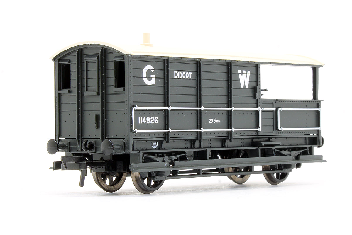 Pre-Owned 20 Ton Toad Brake Van GWR Grey 'Didcot' 114926