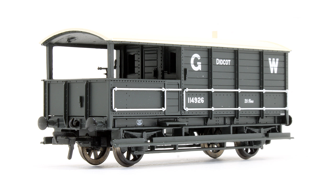 Pre-Owned 20 Ton Toad Brake Van GWR Grey 'Didcot' 114926