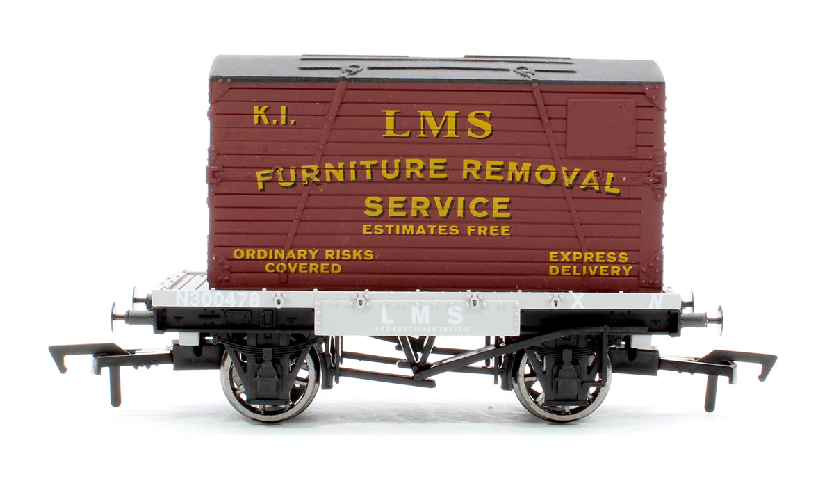 Pre-Owned 4F-037-009 Conflat & Container LMS K1 No.300478