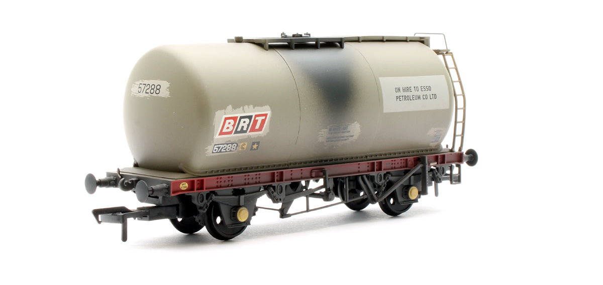 BR 45T TTA Tank Wagon Esso Grey (Unbranded) No.57288 - Weathered