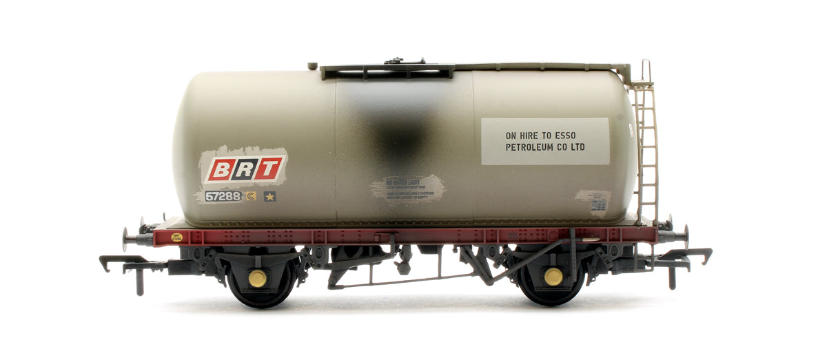 BR 45T TTA Tank Wagon Esso Grey (Unbranded) No.57288 - Weathered