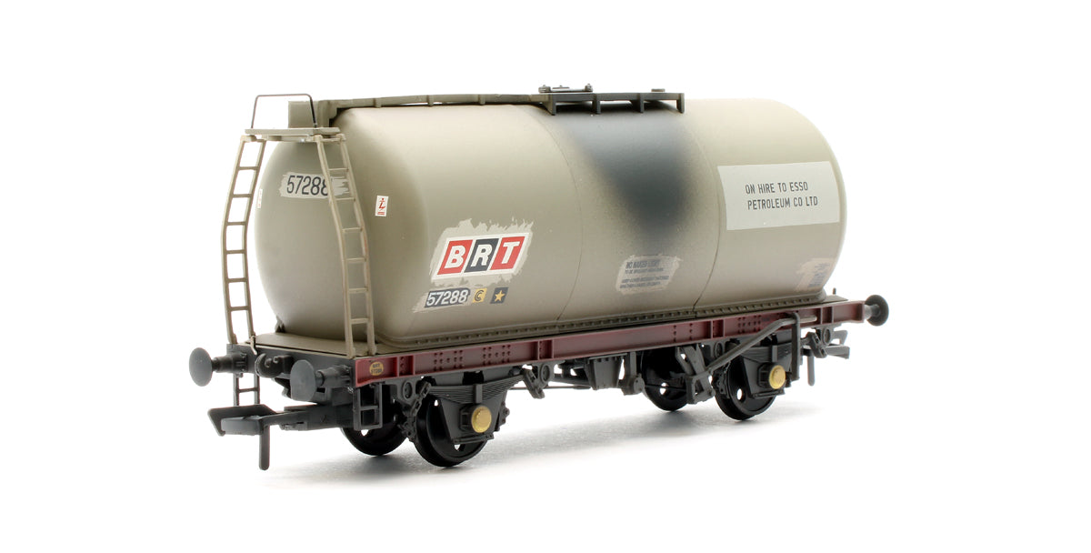 BR 45T TTA Tank Wagon Esso Grey (Unbranded) No.57288 - Weathered