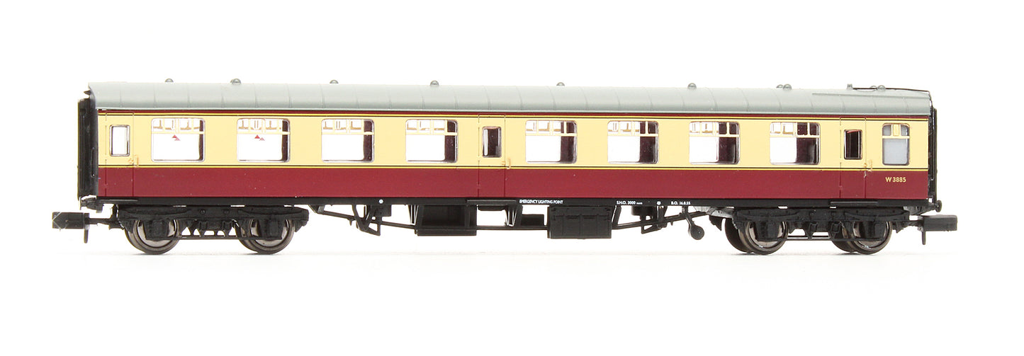 Pre-Owned BR Crimson & Cream MK1 SO Second Open Coach 'W3885'
