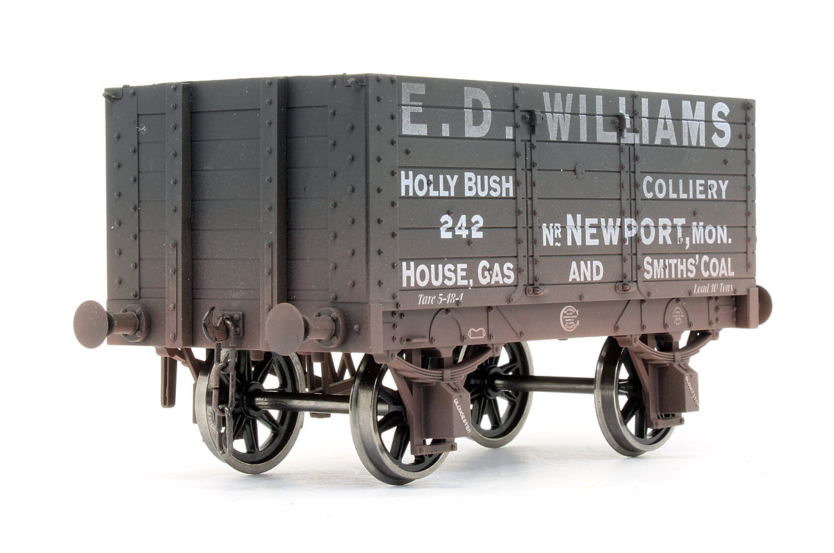 Pre-Owned 'E.D Williams' 7 Plank 3 Door Wagon No.242 - Weathered
