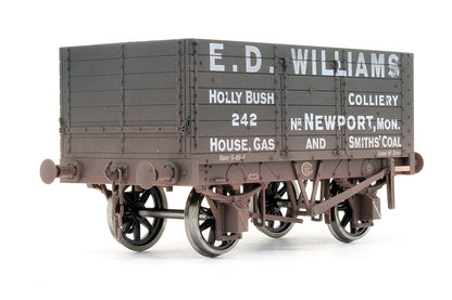 Pre-Owned 'E.D Williams' 7 Plank 3 Door Wagon No.242 - Weathered