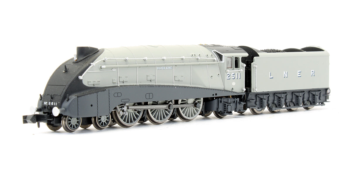 Pre-Owned 2S-008-013 A4 Valanced 'Silver King' 2511 Silver Grey LNER Steam Locomotive