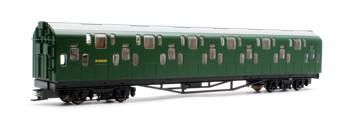 Bulleid Class 4DD Double Decker 4 Car EMU 4001/4901 BR Green with Full Yellow Ends - Sound Fitted
