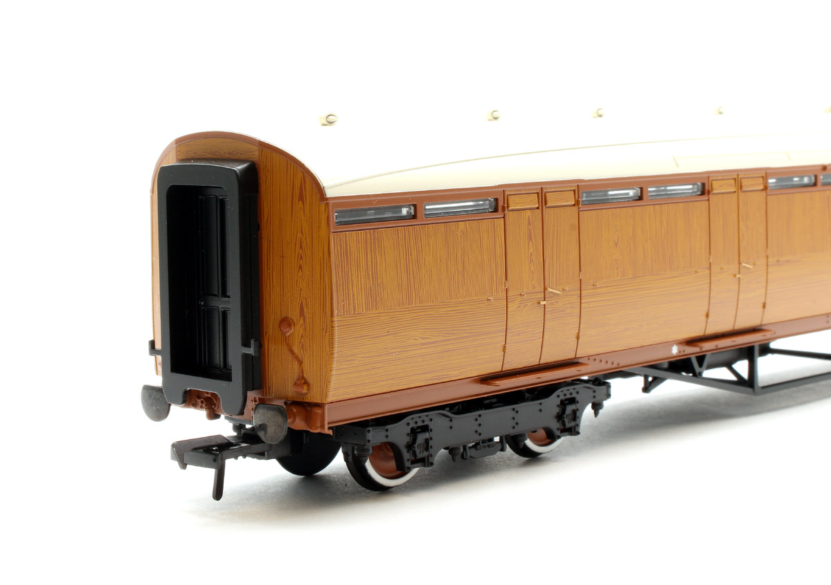 LNER Thompson Full Brake LNER Teak Effect  No.E15E