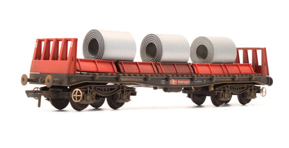 Pre-Owned 38-352B BAA Steel Carrier Wagon Railfreight 900015 - Custom Weathered