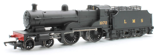 Pre-Owned RailRoad Class 4P 1072 Compound LMS Black 4-4-0 Steam Locomotive