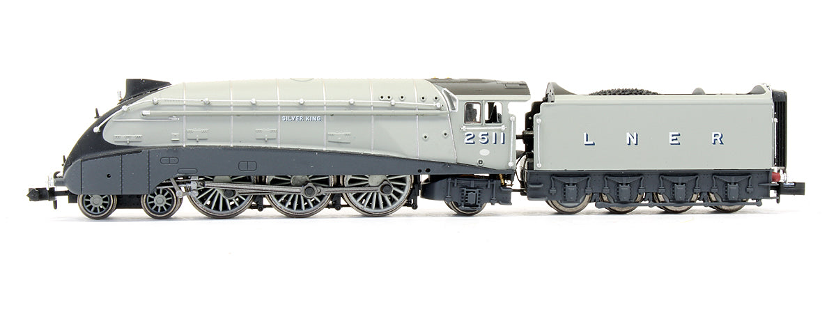 Pre-Owned 2S-008-013 A4 Valanced 'Silver King' 2511 Silver Grey LNER Steam Locomotive