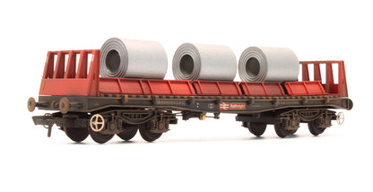 Pre-Owned 38-352B BAA Steel Carrier Wagon Railfreight 900015 - Custom Weathered