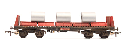 Pre-Owned 38-352B BAA Steel Carrier Wagon Railfreight 900015 - Custom Weathered