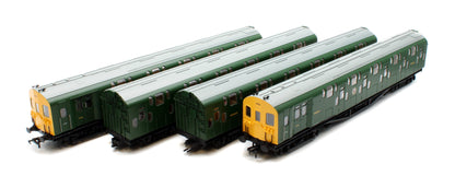 Bulleid Class 4DD Double Decker 4 Car EMU 4002/4902 BR Green with Full Yellow Ends - Sound Fitted