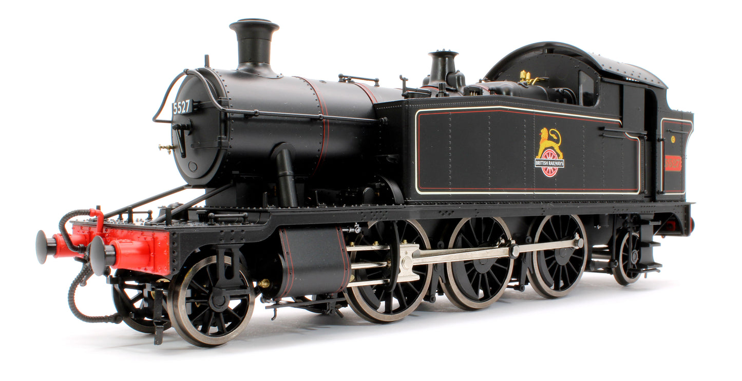 Class 55xx 2-6-2 BR Early Crest BR Lined Black 5527 Steam Locomotive