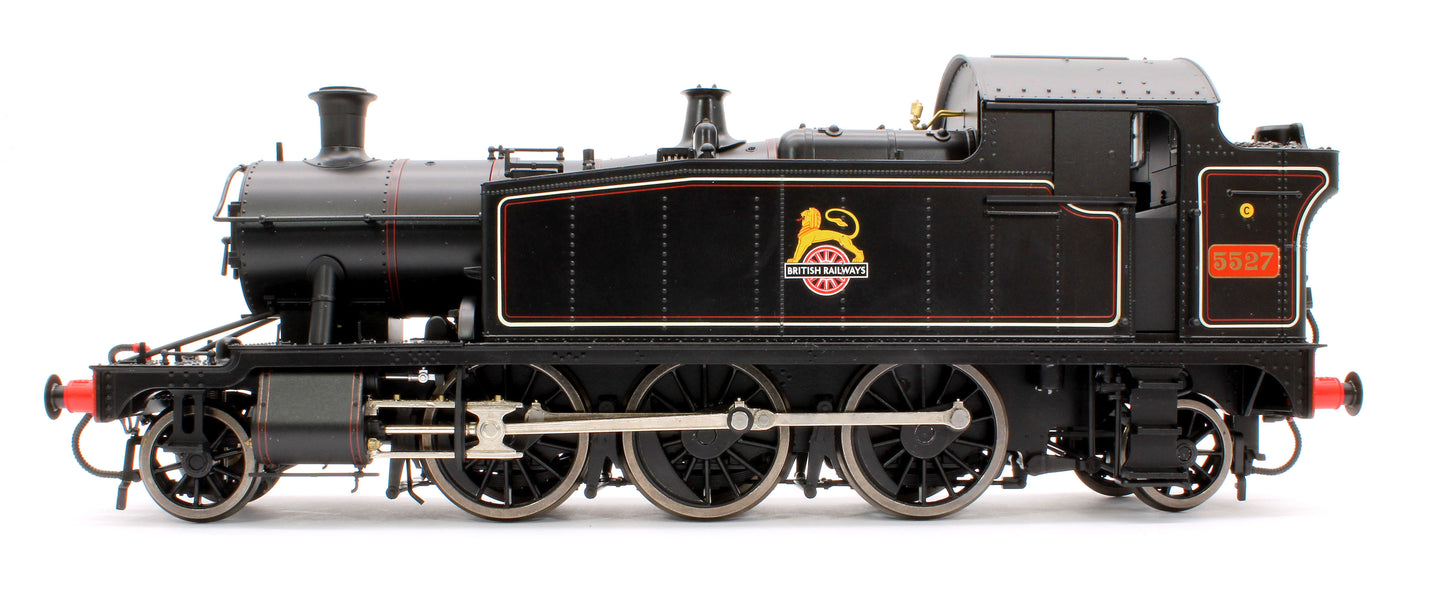 Class 55xx 2-6-2 BR Early Crest BR Lined Black 5527 Steam Locomotive