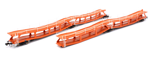 Quad Set Cartic-4 Car Carrier - Silcock and Collings Orange (Set B)