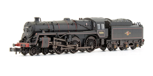 Pre-Owned BR Standard 5MT with BR1 Tender 73006 BR Lined Black Late Crest - Custom Weathered