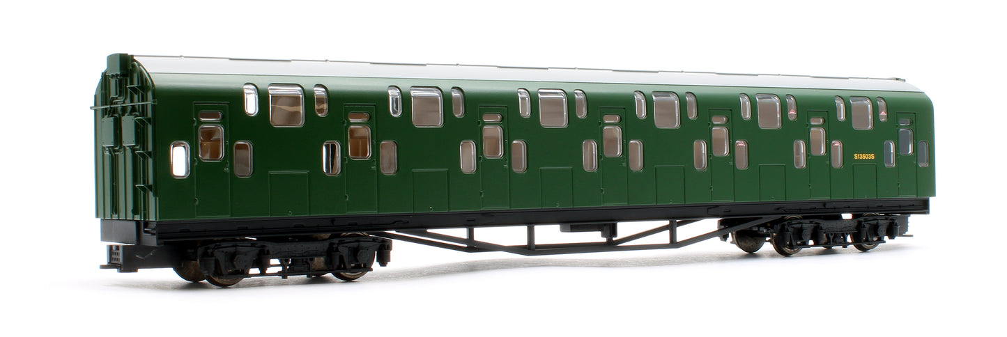 Bulleid Class 4DD Double Decker 4 Car EMU 4002/4902 BR Green with Full Yellow Ends - Sound Fitted
