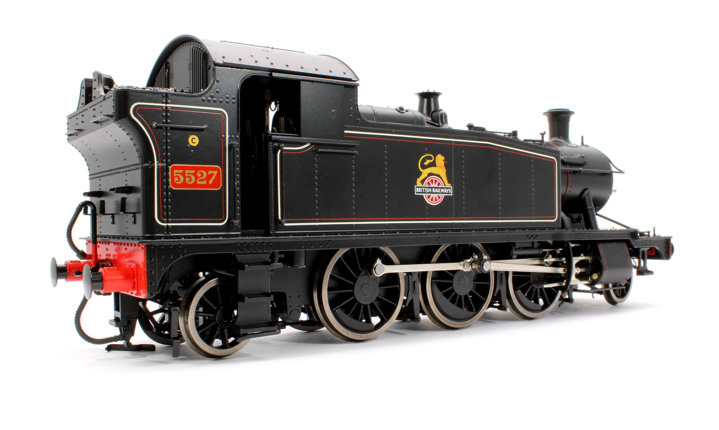 Class 55xx 2-6-2 BR Early Crest BR Lined Black 5527 Steam Locomotive - DCC Sound Fitted