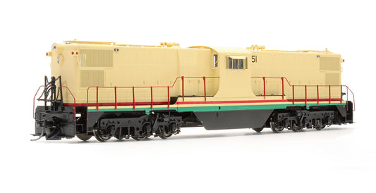 Pre-Owned Brass - Baldwin Center Cab Diesel Locomotive Peabody - Road #51 - DCC Sound