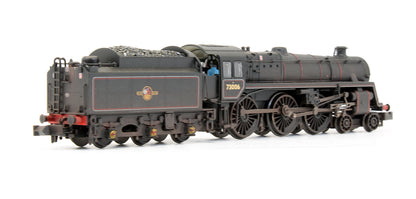 Pre-Owned BR Standard 5MT with BR1 Tender 73006 BR Lined Black Late Crest - Custom Weathered