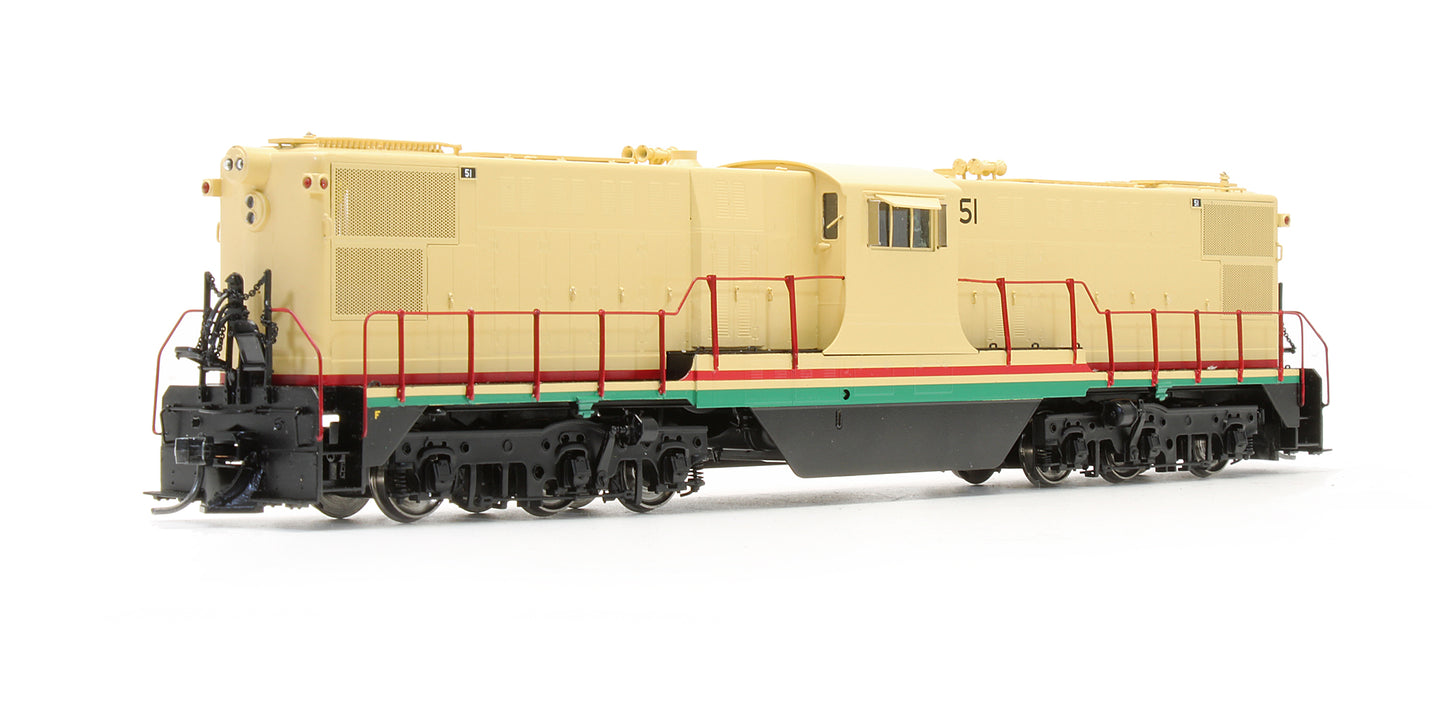 Pre-Owned Brass - Baldwin Center Cab Diesel Locomotive Peabody - Road #51 - DCC Sound