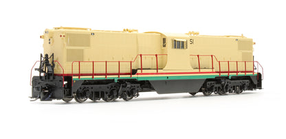 Pre-Owned Brass - Baldwin Center Cab Diesel Locomotive Peabody - Road #51 - DCC Sound