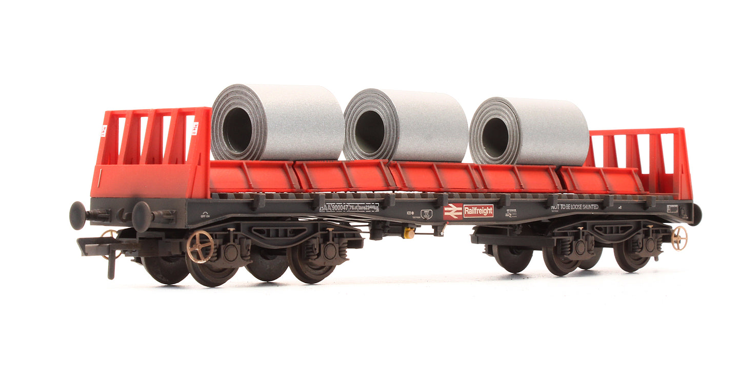 Pre-Owned 38-352 BAA Steel Carrier Wagon Railfreight 900047 - Custom Weathered