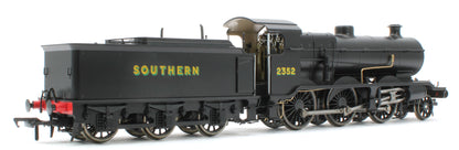 S4102-07 LB&SCR K Class 2-6-0 Southern Bulleid War Time Black No.2352 Steam Locomotive