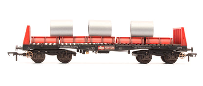 Pre-Owned 38-352 BAA Steel Carrier Wagon Railfreight 900047 - Custom Weathered
