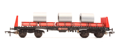 Pre-Owned 38-352 BAA Steel Carrier Wagon Railfreight 900047 - Custom Weathered