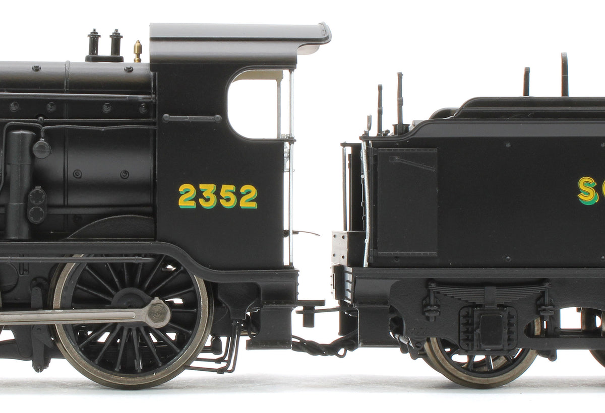 S4102-07 LB&SCR K Class 2-6-0 Southern Bulleid War Time Black No.2352 Steam Locomotive