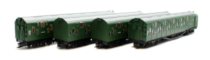Bulleid Class 4DD Double Decker 4 Car EMU 4001/4901 BR Green with Small Yellow Ends