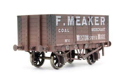 Pre-Owned 'F. Meaker' 7 Plank 2 Door Wagon No.4 - Weathered