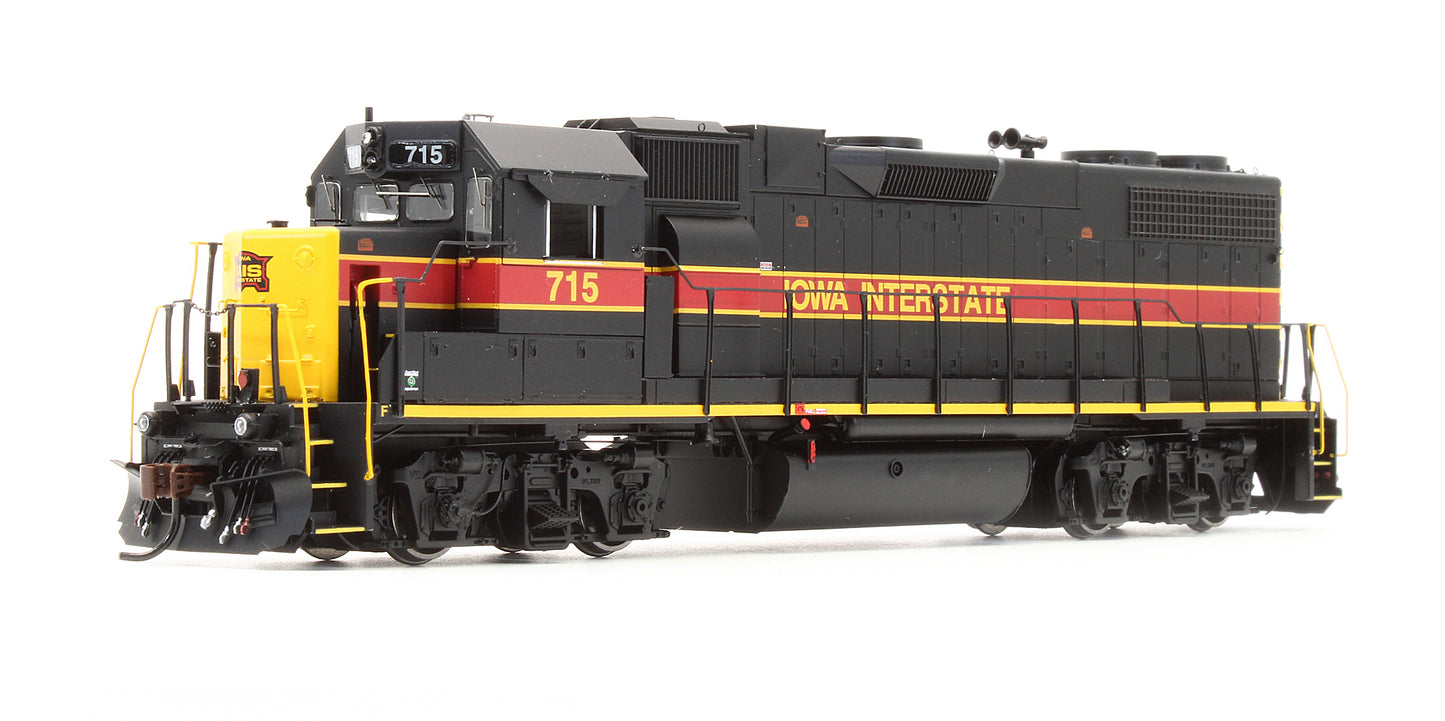 Pre-Owned GP38-2 Phase I Diesel Locomotive Iowa Interstate - Road #715 - DCC Sound